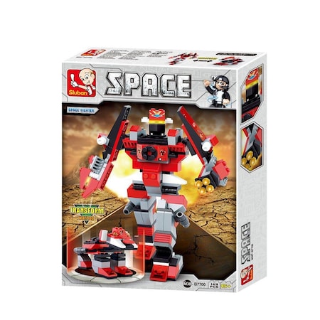 Space Fighter Blaze Building Brick Kit 143 Pcs